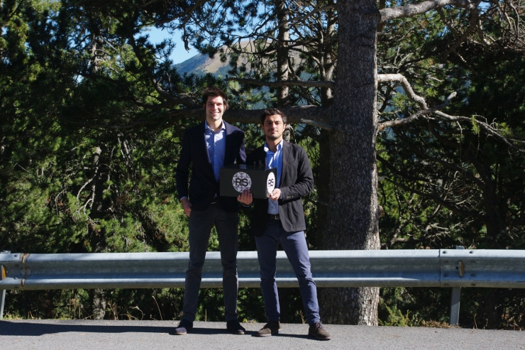 L'equip guanyador dels Actinn Awards 2020.